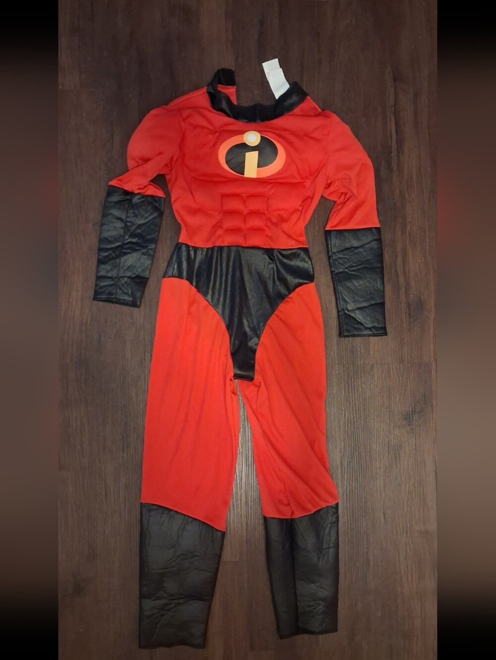The Incredibles Superhero Costume Red and Black - Iconic Emblem Bodysuit